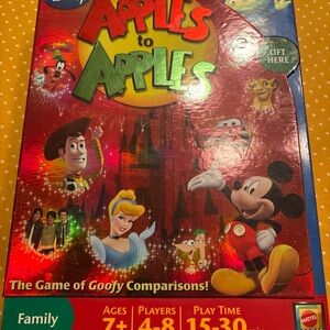 Mattel Disney Apples To Apples Board Game